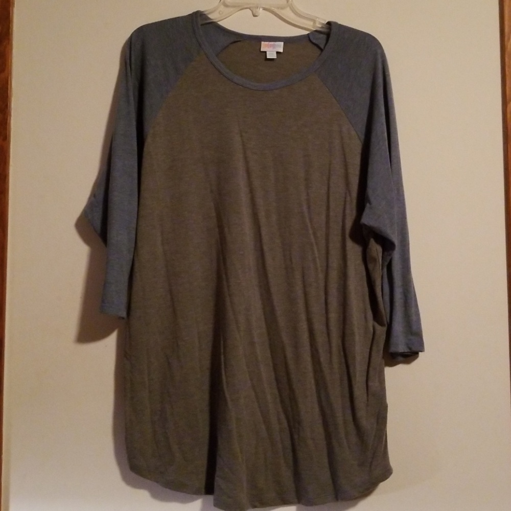 Blue and grey randy Baseball t